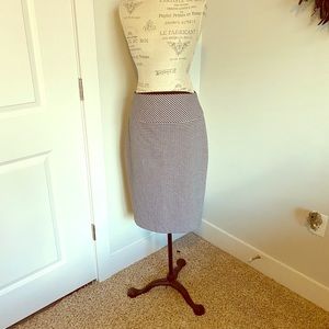 Express Houndstooth Pencil Skirt